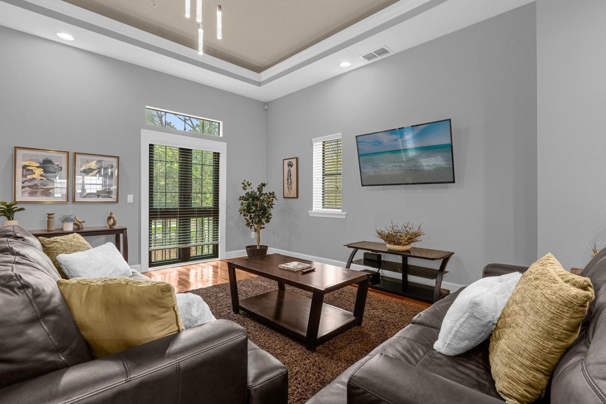 Cozy & Elegant 4Br Enchanted Townhouse - 1 Mile To Disney With Resort Pool, Gym, & Jacuzzi 奥兰多 外观 照片